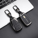 CKC-CHEVROLET-B-Z-GM,CHEVROLET Type B Zinc Alloy Key Cover with Keychain | Smart Key Fob Protector | Durable Anti-Scratch Metal Case