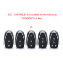 CKC-CHEVROLET-B, Chevrolet Type B Car Key TPU Case & Holder