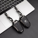 CKC-CITROEN-A-Z-GM,P1, CITROEN Type A Zinc Alloy Key Cover with Keychain | Smart Key Fob Protector | Durable Anti-Scratch Metal Case