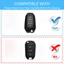 CKC-CITROEN-A-Z-GM,P1, CITROEN Type A Zinc Alloy Key Cover with Keychain | Smart Key Fob Protector | Durable Anti-Scratch Metal Case