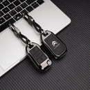 CKC-CITROEN-B-Z-GM,P1, CITROEN Type B Zinc Alloy Key Cover with Keychain | Smart Key Fob Protector | Durable Anti-Scratch Metal Case