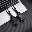 CKC-FIAT-A-Z-GM,FIAT Zinc Alloy Key Cover with Keychain | Smart Key Fob Protector | Durable Anti-Scratch Metal Case