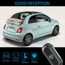 CKC-FIAT-A-Z-GM,FIAT Zinc Alloy Key Cover with Keychain | Smart Key Fob Protector | Durable Anti-Scratch Metal Case