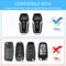 CKC-FORD-A-Z-GM,FORD Zinc Alloy Key Cover with Keychain | Smart Key Fob Protector | Durable Anti-Scratch Metal Case