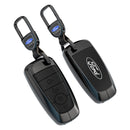CKC-FORD-B5-Z-GM,FORD Zinc Alloy Key Cover with Keychain | Smart Key Fob Protector | Durable Anti-Scratch Metal Case