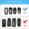 CKC-FORD-B5-Z-GM,FORD Zinc Alloy Key Cover with Keychain | Smart Key Fob Protector | Durable Anti-Scratch Metal Case