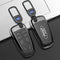 CKC-FORD-B5-Z-GM,FORD Zinc Alloy Key Cover with Keychain | Smart Key Fob Protector | Durable Anti-Scratch Metal Case
