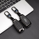 CKC-FORD-E-Z-GM,FORD Zinc Alloy Key Cover with Keychain | Smart Key Fob Protector | Durable Anti-Scratch Metal Case