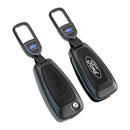 CKC-FORD-E-Z-GM,FORD Zinc Alloy Key Cover with Keychain | Smart Key Fob Protector | Durable Anti-Scratch Metal Case