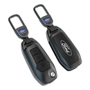 CKC-FORD-F-Z-GM,FORD Zinc Alloy Key Cover with Keychain | Smart Key Fob Protector | Durable Anti-Scratch Metal Case