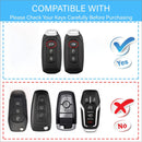 CKC-FORD-H-Z-GM,FORD Zinc Alloy Key Cover with Keychain | Smart Key Fob Protector | Durable Anti-Scratch Metal Case