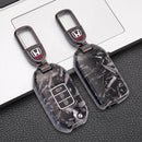 CKC-HONDA-B-FCF,Forged Carbon Fibre Look HONDA Type B Car Key Case & Holder
