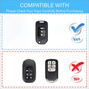 CKC-HONDA-B-FCF,Forged Carbon Fibre Look HONDA Type B Car Key Case & Holder
