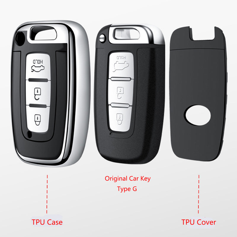 CKC-HYUNDIA-G, Hyundia Type G Car Key TPU Case & Holder