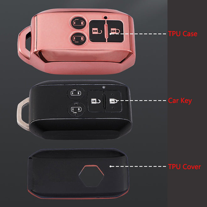 CKC-SUZUKI-A, Suzuki Type A Car Key TPU Case & Holder