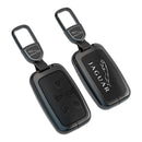 CKC-JAGUAR-A-Z-GM,JAGUAR Old Model Zinc Alloy Key Cover with Keychain | Smart Key Fob Protector | Durable Anti-Scratch Metal Case