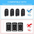 CKC-JEEP-A5-Z-GM, JEEP Zinc Alloy Key Cover with Keychain | Smart Key Fob Protector | Durable Anti-Scratch Metal Case