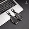 CKC-JETOUR-A-Z-GM,JETOUR X70/X70 Plus Zinc Alloy Key Cover with Keychain | Smart Key Fob Protector | Durable Anti-Scratch Metal Case