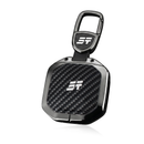 CKC-JETOUR-B-T1T2-Z-GM-CF，JETOUR T1 / T2 / Plus Carbon Fibre Pattern Zinc Alloy Key Cover with Keychain | Smart Key Fob Protector | Durable Anti-Scratch Metal Case