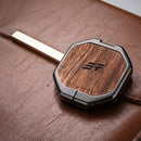 CKC-JETOUR-B-T1T2-Z-GM-W,JETOUR T1 / T2 / Plus Wood Grain Smart Key Cover | Zinc Alloy Key Fob Protector with Keychain
