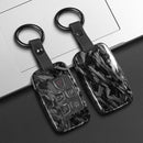 CKC-LANDROVER-A-FCF,Forged Carbon Fibre Look LANDROVER Type A Car Key Case & Holder