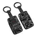 CKC-LANDROVER-B-FCF,Forged Carbon Fibre Look LANDROVER Type B Car Key Case & Holder