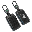 CKC-LANDROVER-B-Z-GM,LAND ROVER Zinc Alloy Key Cover with Keychain | Smart Key Fob Protector | Durable Anti-Scratch Metal Case