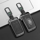 CKC-LANDROVER-B-Z-GM,LAND ROVER Zinc Alloy Key Cover with Keychain | Smart Key Fob Protector | Durable Anti-Scratch Metal Case