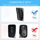 CKC-LEXUS-B-Z-GM, LEXUS Type B Zinc Alloy Key Cover with Keychain | Smart Key Fob Protector | Durable Anti-Scratch Metal Case (Copy)