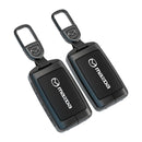 CKC-MAZDA-B-Z-GM, MAZDA Zinc Alloy Key Cover with Keychain | Smart Key Fob Protector | Durable Anti-Scratch Metal Case