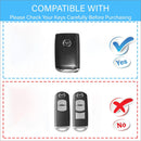 CKC-MAZDA-B-Z-GM, MAZDA Zinc Alloy Key Cover with Keychain | Smart Key Fob Protector | Durable Anti-Scratch Metal Case