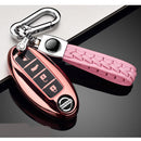 CKC-NISSAN-A4, Nissan Type A 4 Buttons Car Key TPU Case & Holder