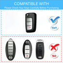 CKC-NISSAN-B-Z-GM, NISSAN Type B Zinc Alloy Key Cover with Keychain | Smart Key Fob Protector | Durable Anti-Scratch Metal Case (Copy)