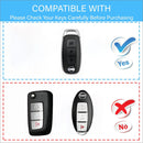 CKC-NISSAN-C-Z-GM, NISSAN Type C Zinc Alloy Key Cover with Keychain | Smart Key Fob Protector | Durable Anti-Scratch Metal Case