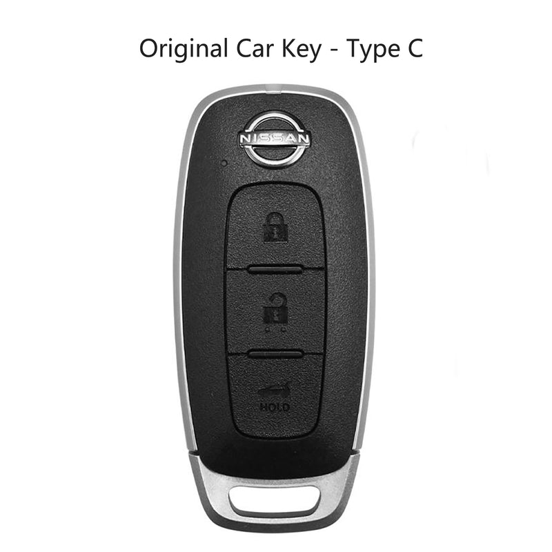 CKC-NISSAN-C, Nissan Type C Car Key TPU Case & Holder