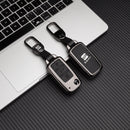 CKC-SEAT-A-Z-GM,SEAT Zinc Alloy Key Cover with Keychain | Smart Key Fob Protector | Durable Anti-Scratch Metal Case
