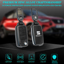 CKC-SEAT-A-Z-GM,SEAT Zinc Alloy Key Cover with Keychain | Smart Key Fob Protector | Durable Anti-Scratch Metal Case