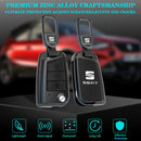 CKC-SEAT-B-Z-GM,SEAT Zinc Alloy Key Cover with Keychain | Smart Key Fob Protector | Durable Anti-Scratch Metal Case