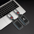 CKC-SUZUKI-A-Z-GM,SUZUKI Type A Zinc Alloy Key Cover with Keychain | Smart Key Fob Protector | Durable Anti-Scratch Metal Case