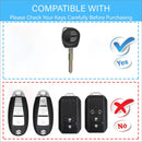 CKC-SUZUKI-B-Z-GM,SUZUKI Type B Zinc Alloy Key Cover with Keychain | Smart Key Fob Protector | Durable Anti-Scratch Metal Case