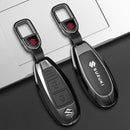 CKC-SUZUKI-C-Z-GM,SUZUKI Type C Zinc Alloy Key Cover with Keychain | Smart Key Fob Protector | Durable Anti-Scratch Metal Case