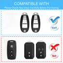 CKC-SUZUKI-C-Z-GM,SUZUKI Type C Zinc Alloy Key Cover with Keychain | Smart Key Fob Protector | Durable Anti-Scratch Metal Case