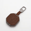 CKC-JETOUR-C-T2-Z,JETOUR T2 Zinc Alloy Wood-Grain Smart Key Cover with Keychain