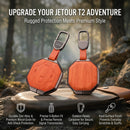 CKC-JETOUR-C-T2-Z,JETOUR T2 Zinc Alloy Wood-Grain Smart Key Cover with Keychain