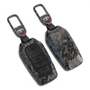 CKC-TOYOTA-A3-FCF,Forged Carbon Fibre Look TOYOTA Type A3 Car Key Case & Holder