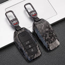 CKC-TOYOTA-A3-FCF,Forged Carbon Fibre Look TOYOTA Type A3 Car Key Case & Holder