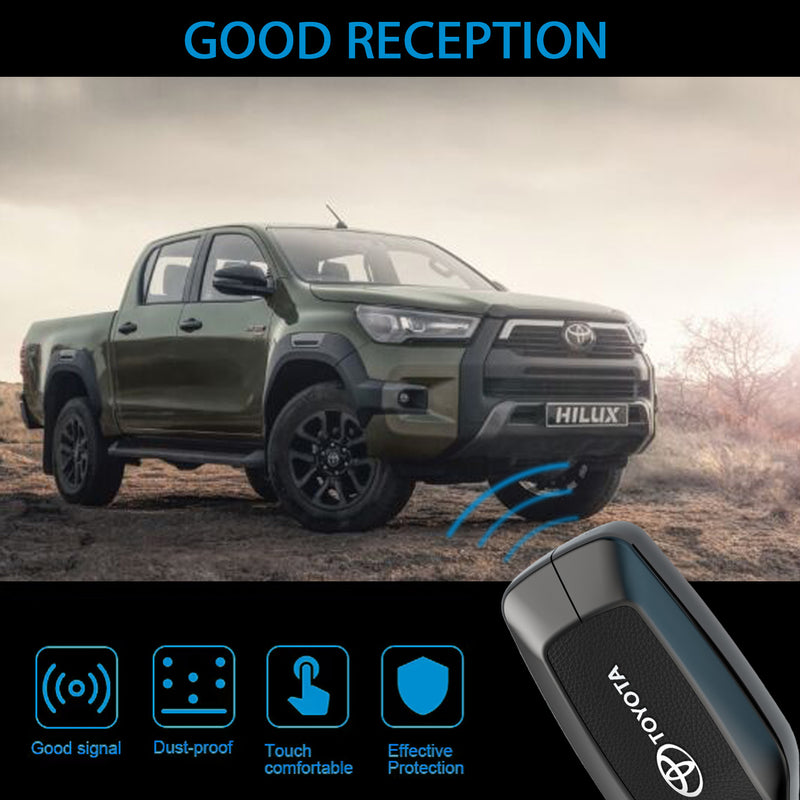 CKC-TOYOTA-A3-Z-GM,TOYOTA Zinc Alloy Key Cover with Keychain | Smart Key Fob Protector | Durable Anti-Scratch Metal Case