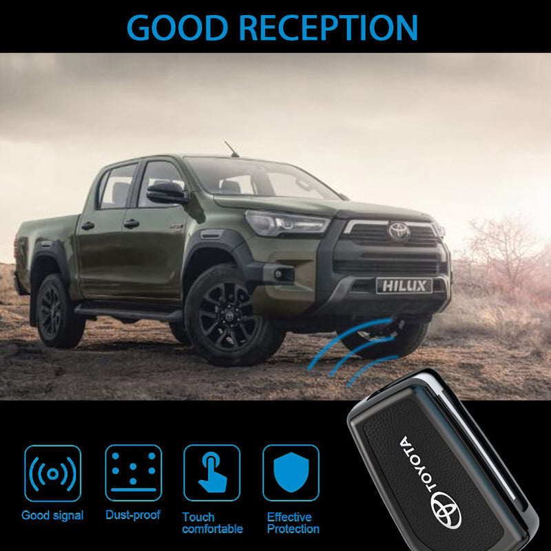 CKC-TOYOTA-C3-Z-GM,TOYOTA Zinc Alloy Key Cover with Keychain | Smart Key Fob Protector | Durable Anti-Scratch Metal Case (Copy)