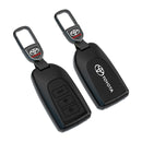 CKC-TOYOTA-F3-Z-GM,TOYOTA Zinc Alloy Key Cover with Keychain | Smart Key Fob Protector | Durable Anti-Scratch Metal Case