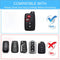 CKC-TOYOTA-G-Z-GM,TOYOTA Zinc Alloy Key Cover with Keychain | Smart Key Fob Protector | Durable Anti-Scratch Metal Case